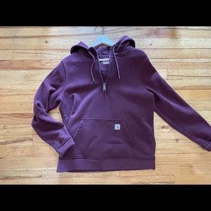 Carhartt maroon hoodie